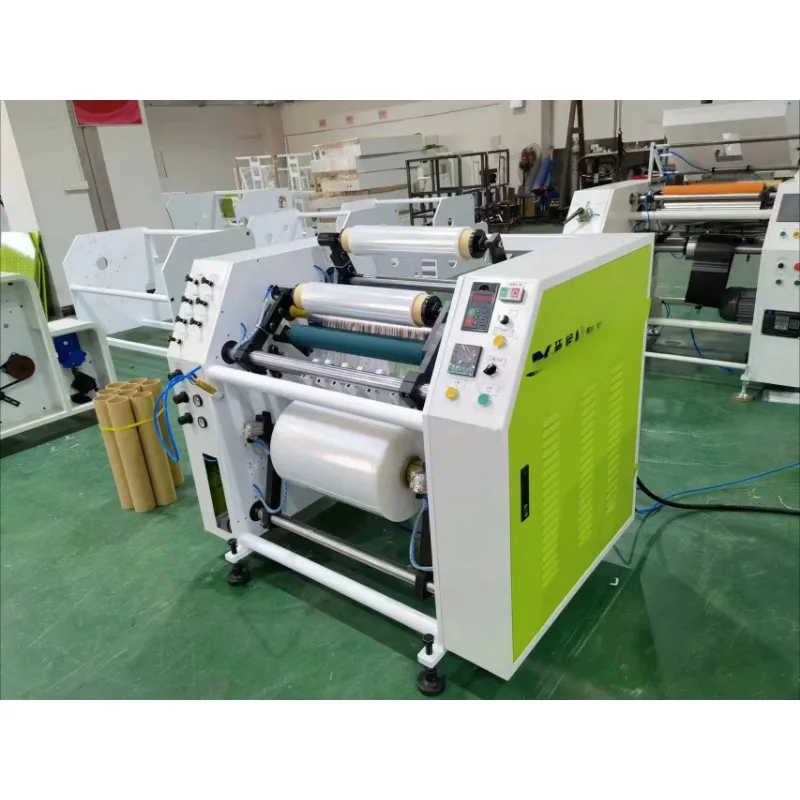 Best Seller productStretching Flm Rewinder Slitting Machine Manual Plastic Film Packaging Machine Roll Paper Tube Inner Diameter