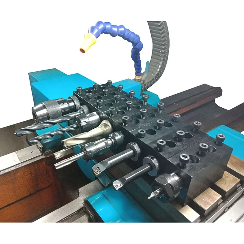 Numerical control lathe for flat bed