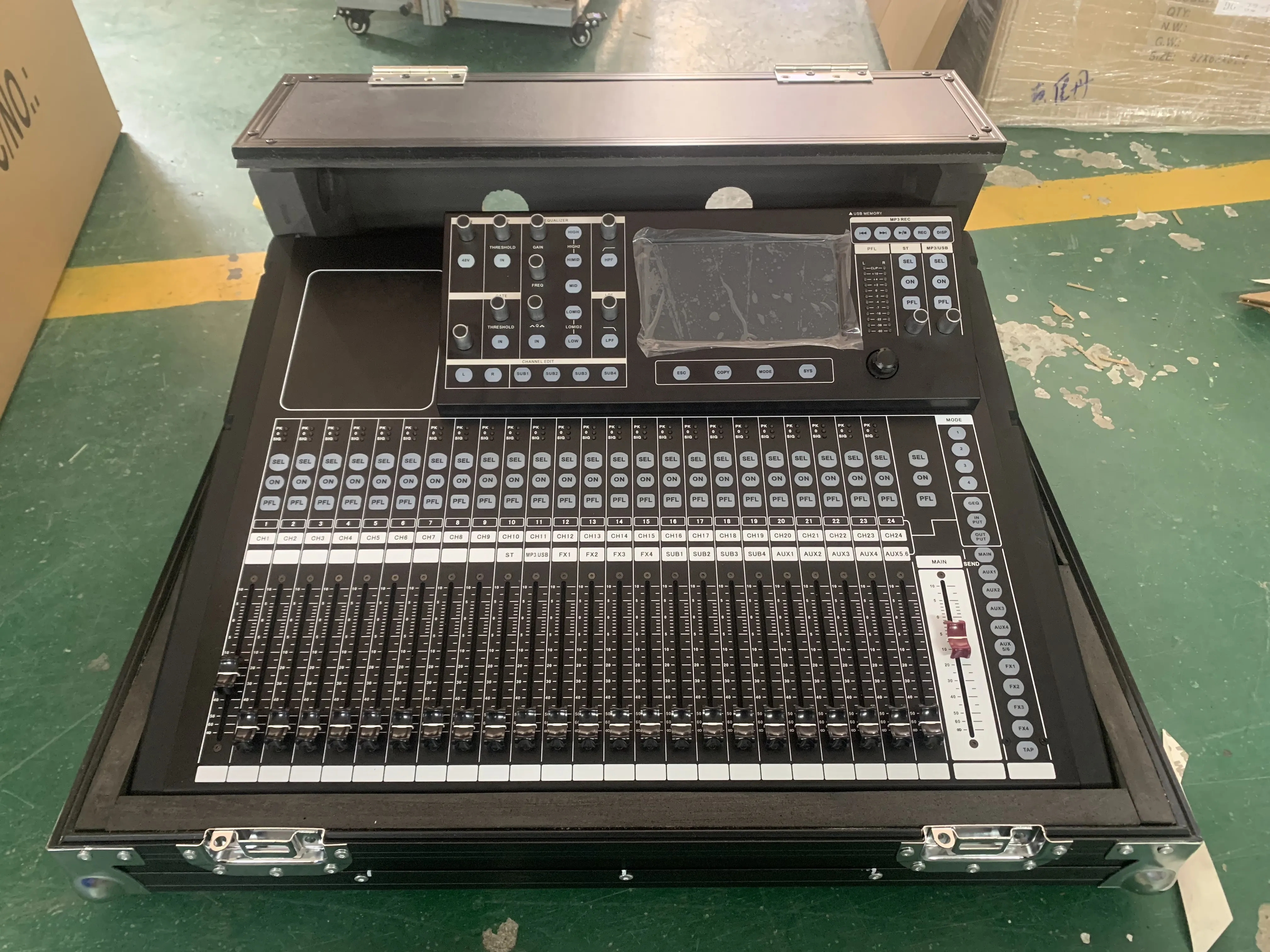 المهنية TX-32 تأثيرات الصوت DSP AES الرقمية لايف خلاط وحدة التحكم الساخن بمحركات ترويسة DJ المهنية الصوت والفيديو الإضاءة