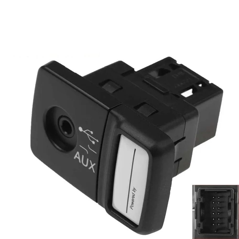 Brand New 735547937 Blue And Me Media Player USB AUX Charging Port Module Socket For Fiat 500 Panda Punto Car Accessories