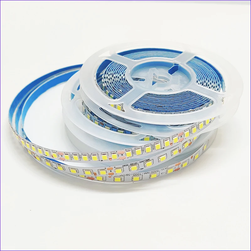 3 Meters SMD2835 strip 7MM 100LEDs 120LEDs and 180LEDs constant current LED ribbon single color 3000K 6500K flexible LED belt .