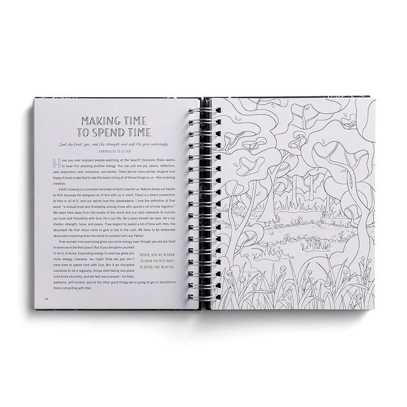 Libro para colorear devocional Be Still And Learn About Libro para colorear devocional Regalos exclusivos y significativos para los seres queridos