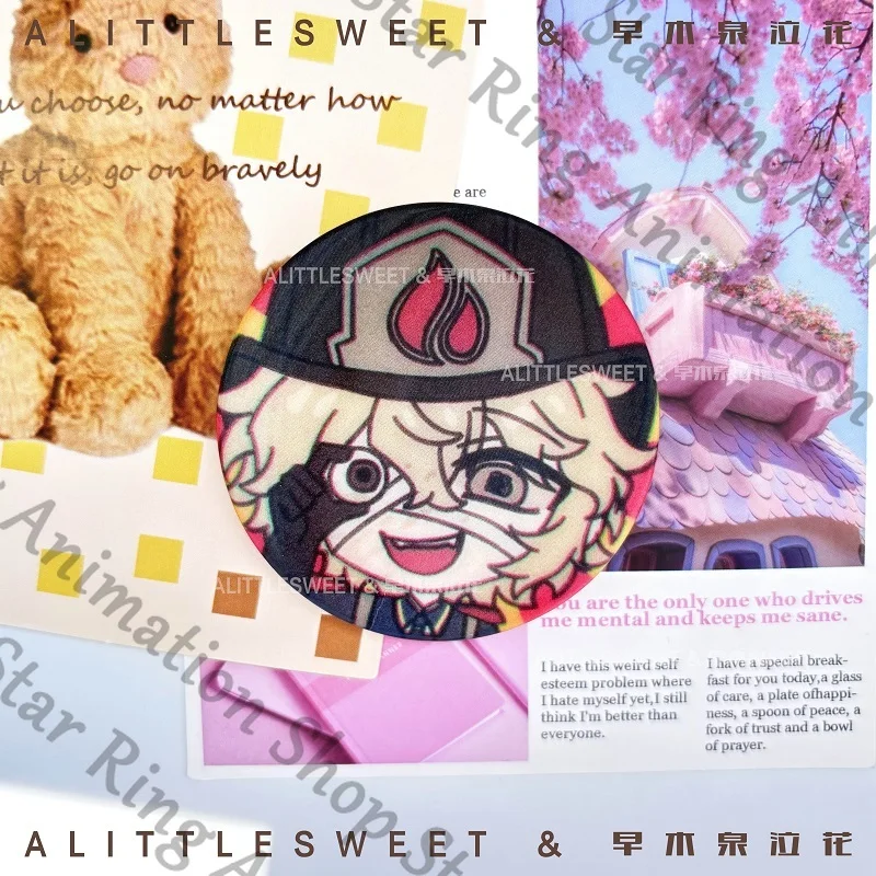 

Anime Identity Ⅴ Antonio Florian Brand Q Version Badge Tinplate Emblem Brooch Cospaly Gift Cartoon Decorate