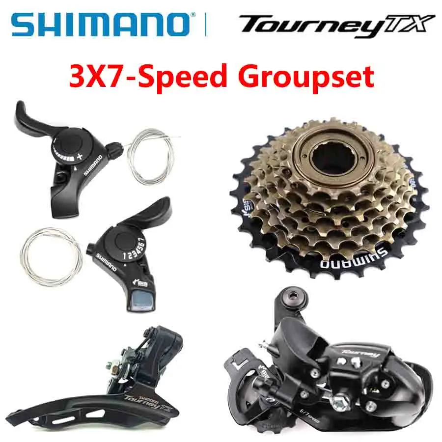 SHIMANO Tourney 3x6s 3x7s Groupset SL TX30 shifters FD TZ500 Front Derailleur RD TY300 Rear Derailleur MF TZ500 Original parts