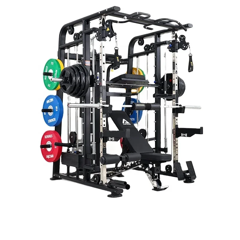 New design squat bench press rack multi-functional smith machine comprehensive smith gym machine high quality