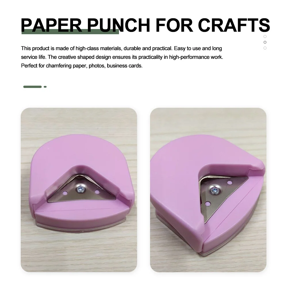 2 قطعة ركن الورق لكمة مستديرة DIY بها بنفسك الحرف اليدوية صنع الملحقات دائم عملي سهل الاستخدام الخدمة الطويلة في الحياة الإبداعية على شكل