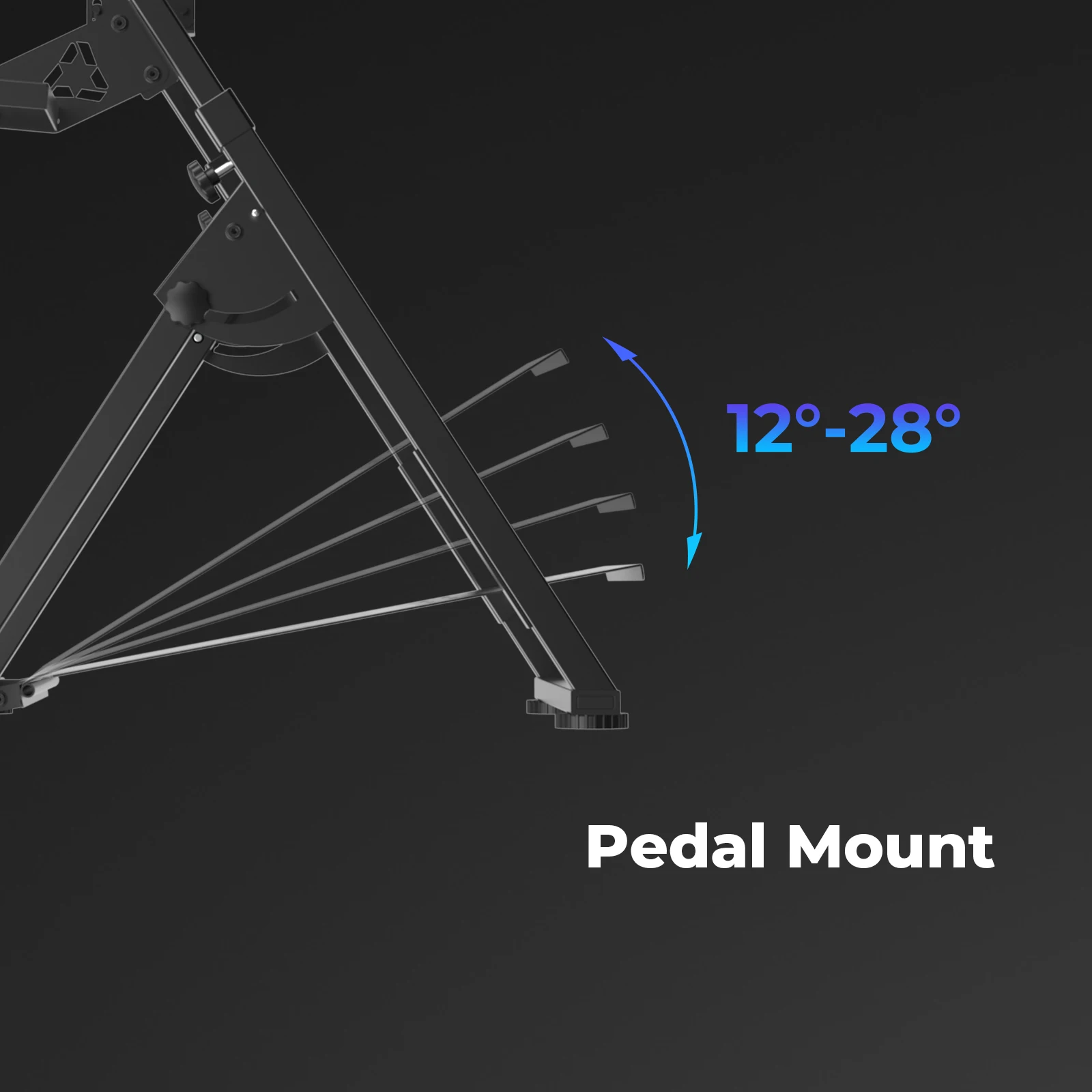 High Quality Metal Sports Racing Simulator Stand  Foldable Height Adjustable Sim Racing Wheel