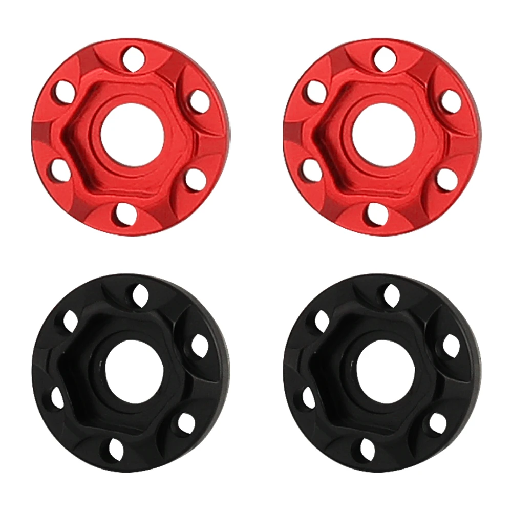 4Pcs Aluminum 12mm Hex Wheel Hub Drive Extended Adapter For 1/10 RC Crawler Car 1.9 inch Wheels Rims 8-24mm Height Upgrade