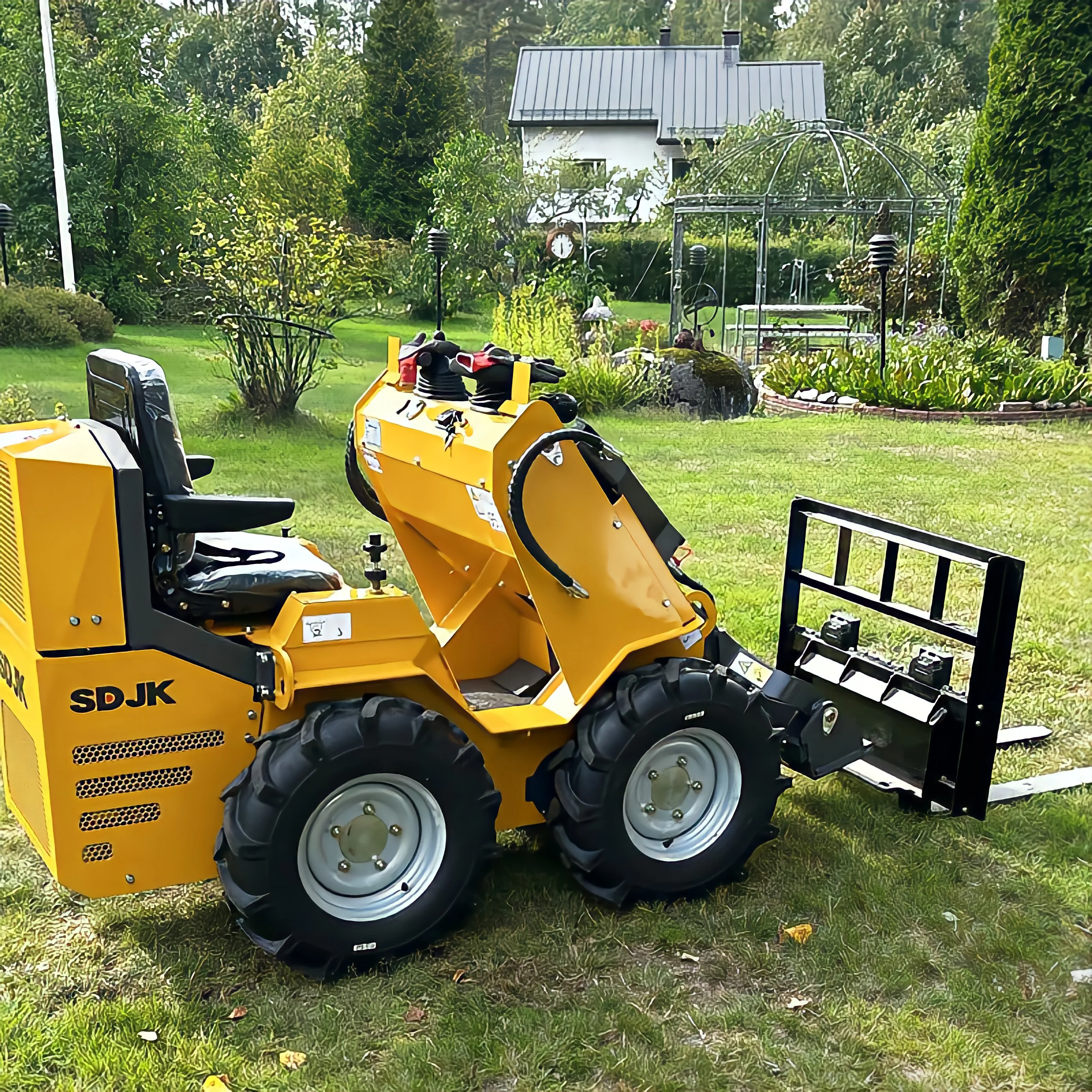 500kg Mini Front End Skid Steer Loader CE EPA Certified Low Price Construction Machinery