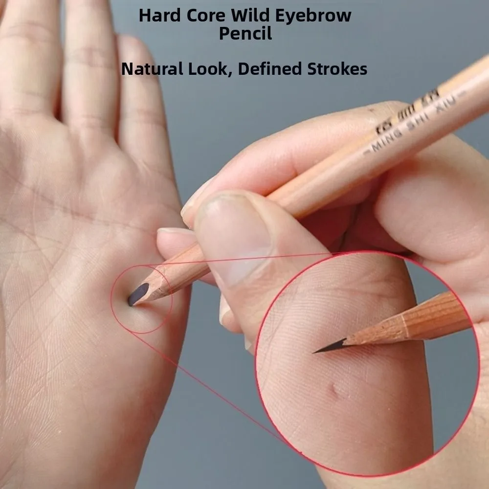 قلم حواجب Microblading صلب ساخن سهل الاستخدام، قلم تحسين لون الحواجب البري الطبيعي، قلم تحديد الحواجب المقاوم للماء