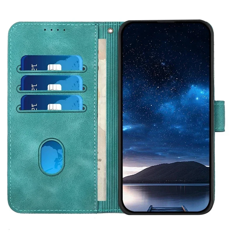 A16 5G SM-A166B Case For Samsung Galaxy A16 5G Solid Color Wallet Stand Case for Funda Samsung A 16 A06 SM-A065F Leather Cover