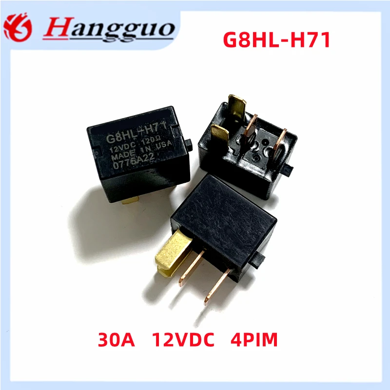 5PCS/Lot Original G8HL-H71 12VDC DC12V 4pins Automobile air conditioning relay