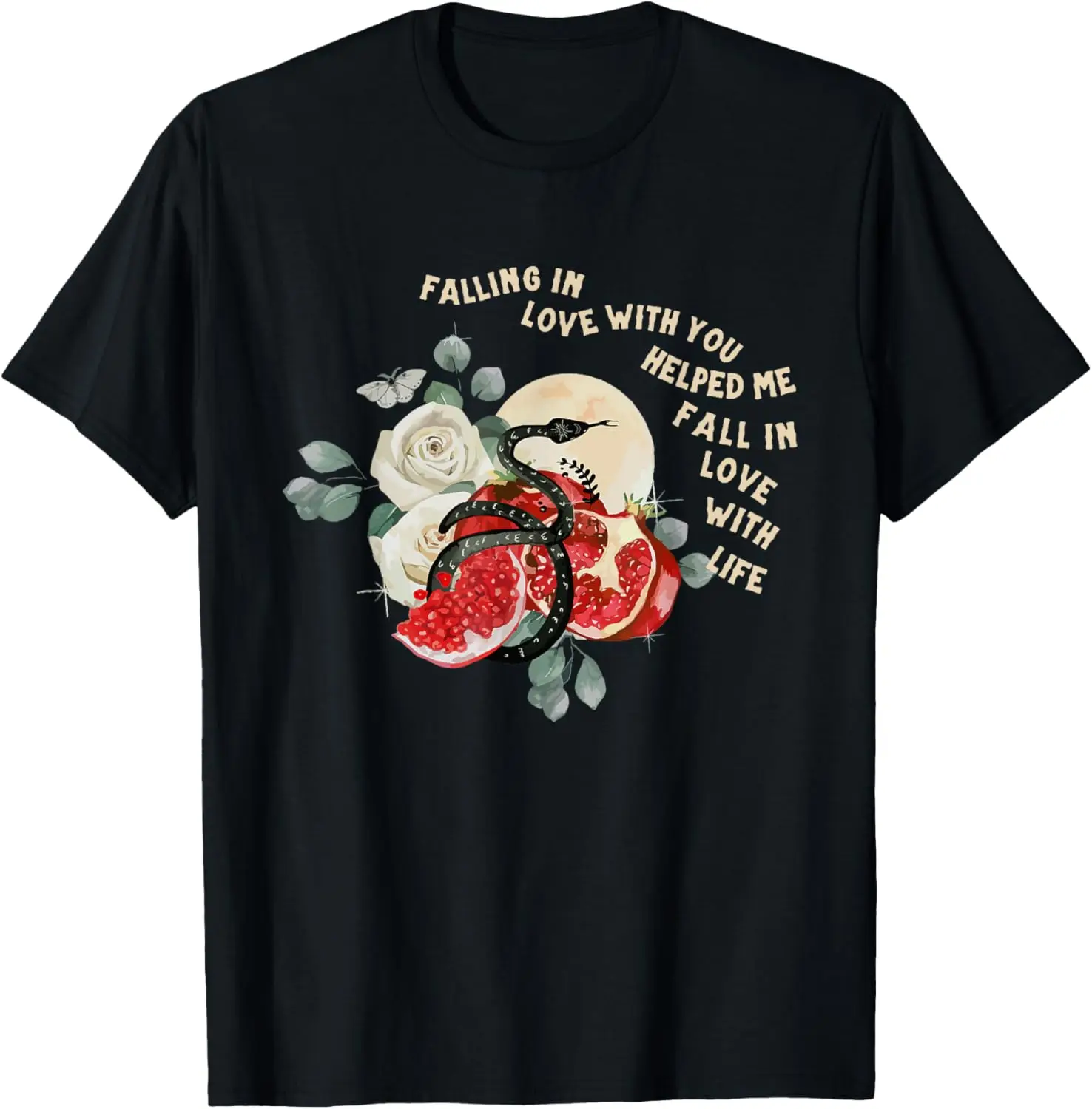 

Hades and Persephone Pomegranate Light Academia T-Shirt