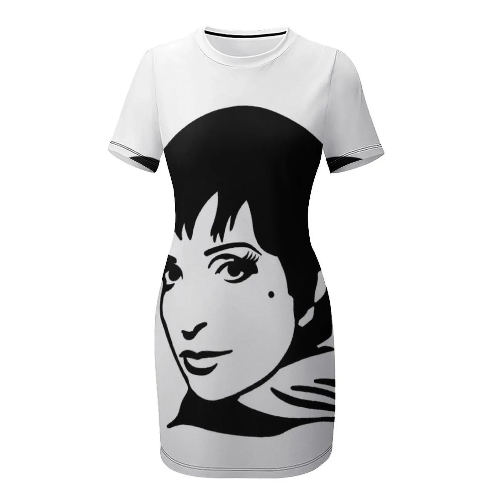 Liza minnelli vestido de manga curta roupas de baile elegante chique vestidos femininos promoção vestido sexy vestidos longos com véu