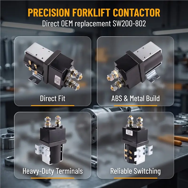 Robot Replacement Parts For SW200 SW200-802 80V Contactor Solenoid Relay Electric Forklift Vehicle Accessories Golf Cart