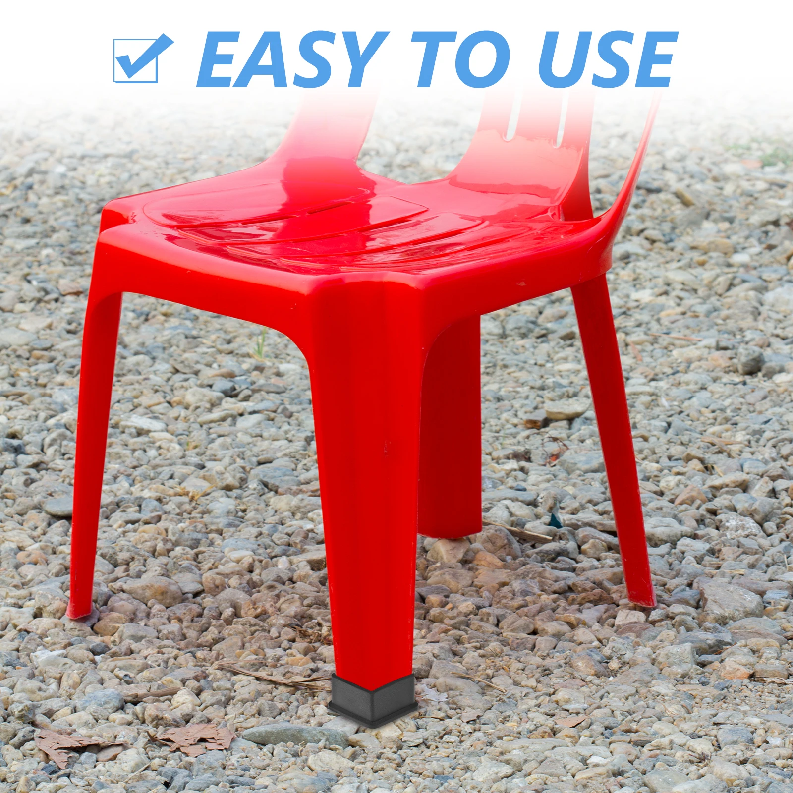 

50Pcs Rubber Feet for Furniture Non-Slip Leg Caps L Shape Floor Protectors Chair Table Stabilizers Home Accessories