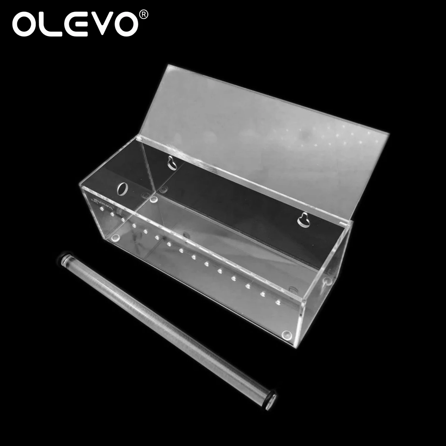 Dental Orthodontic Power Chain Placer Organizer Ligature Tie Box Arcylic Dispenser Ortho Rubber Band Storage Case