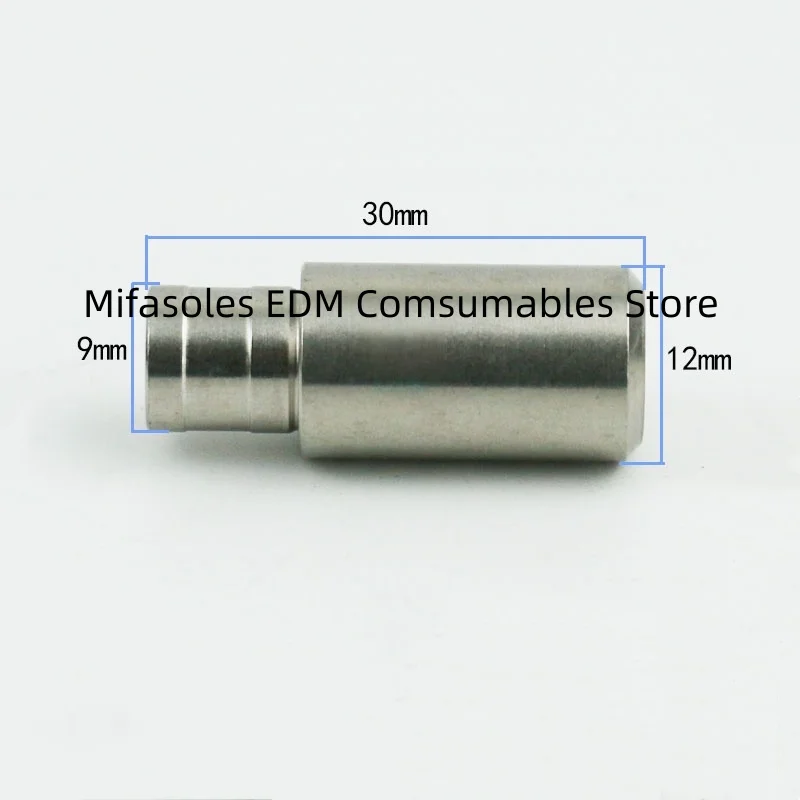 EDM Pipe Guide Z140 Ceramic Drill Guide ID3.0-6.0mm Electrode Tube Guide OD9xOD12xL30mm for EDM hole Drilling Machine