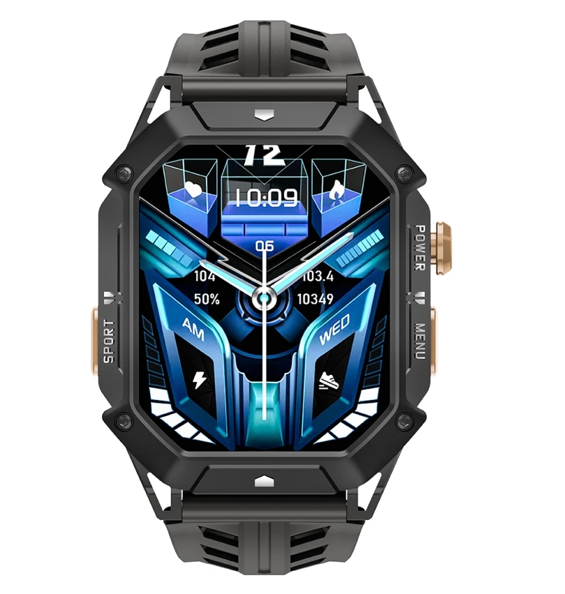 OUKITEL BT80 Waterproof Sport Watch for Men,2.13