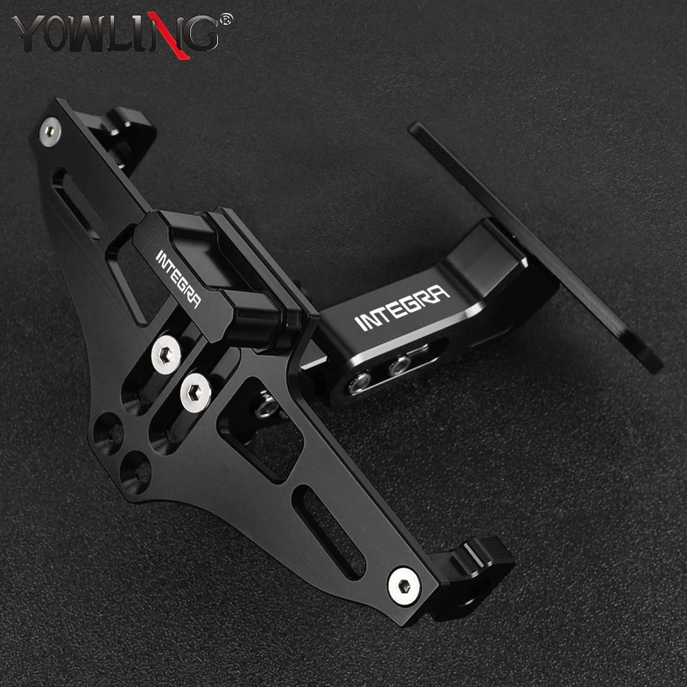 For Honda Integra 700 750 S 750D DCT NC750 NC750D Motorcycle Fender Eliminator Adjustable License Plate Holder Bracket LED