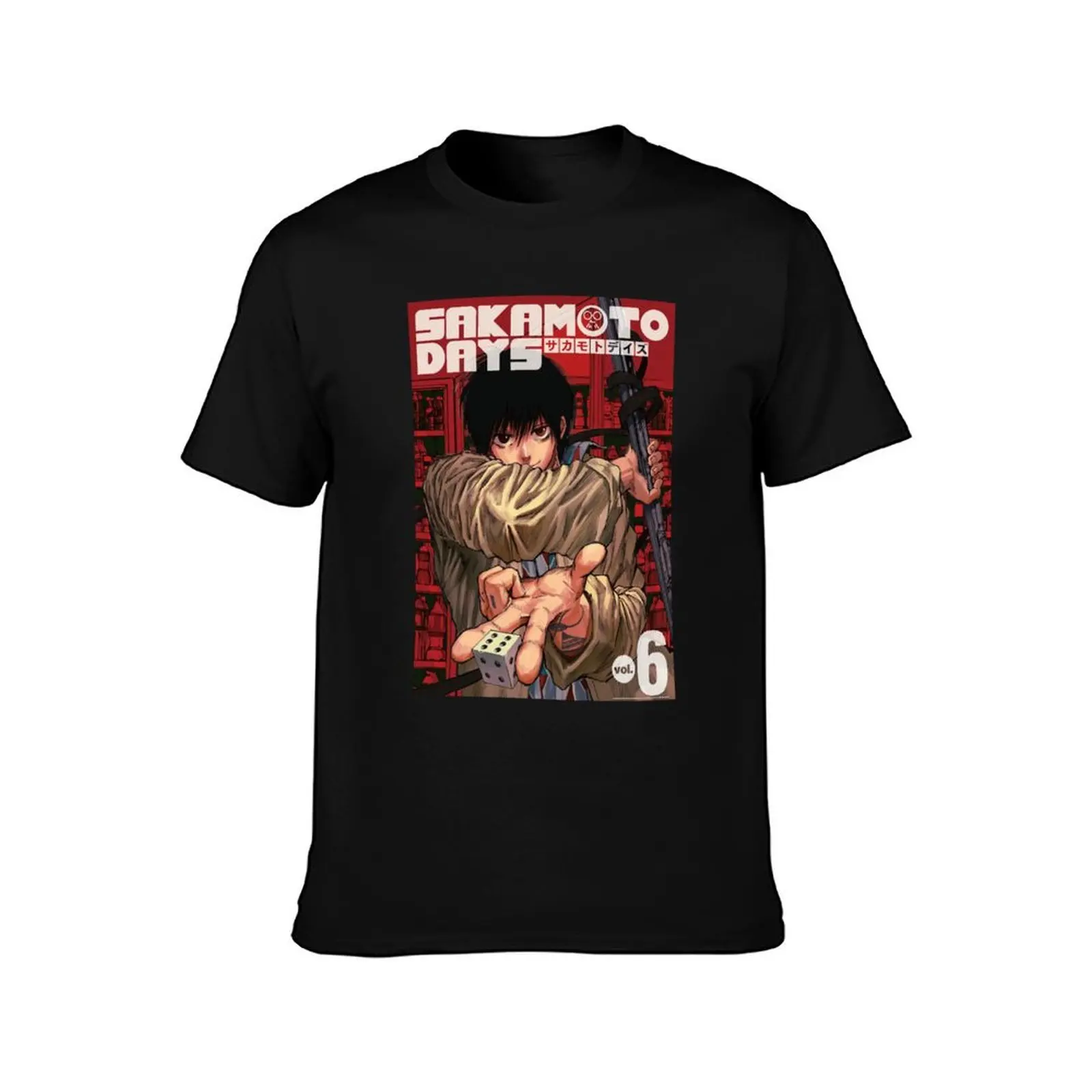 Sakamoto Days Dice T-Shirt Blouse graphic shirts anime clothes aesthetic clothes mens cotton t shirts