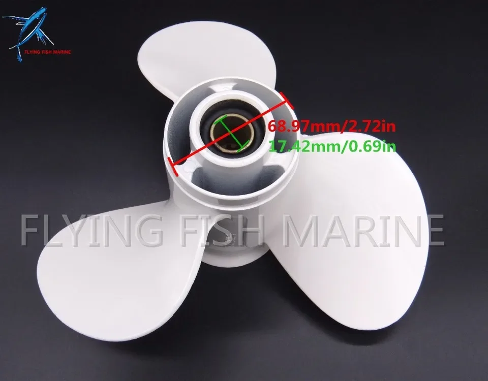 9 7/8x12 -F المروحة سبائك الألومنيوم لياماها 20hp 25hp 30hp محرك خارجي 664-45954-00-EL