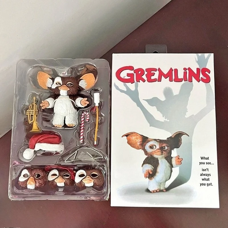 15cm 크리스마스 버전 엘프 움직이는 눈알 액션 피규어 레트로 고무 호러 피규어 장난감 모델 크리스마스 생일 선물