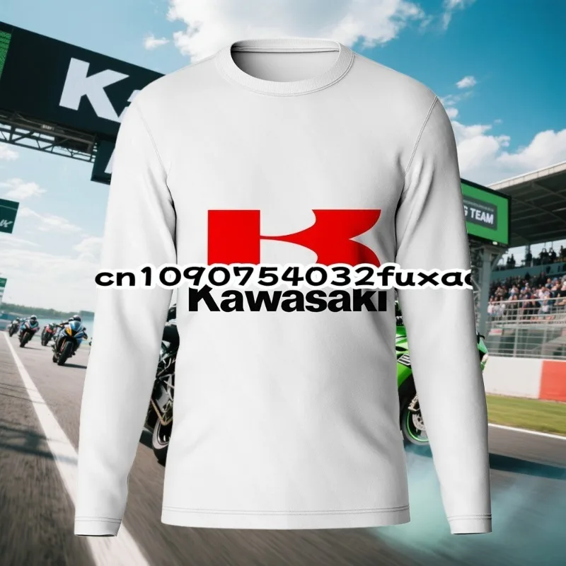 

Kawasaki новейшая гоночная футболка с длинным рукавом, одежда для велосипеда, топы для велоспорта, одежда для мотоциклов и мотокросса, MTB для мужчин, длинная футболка
