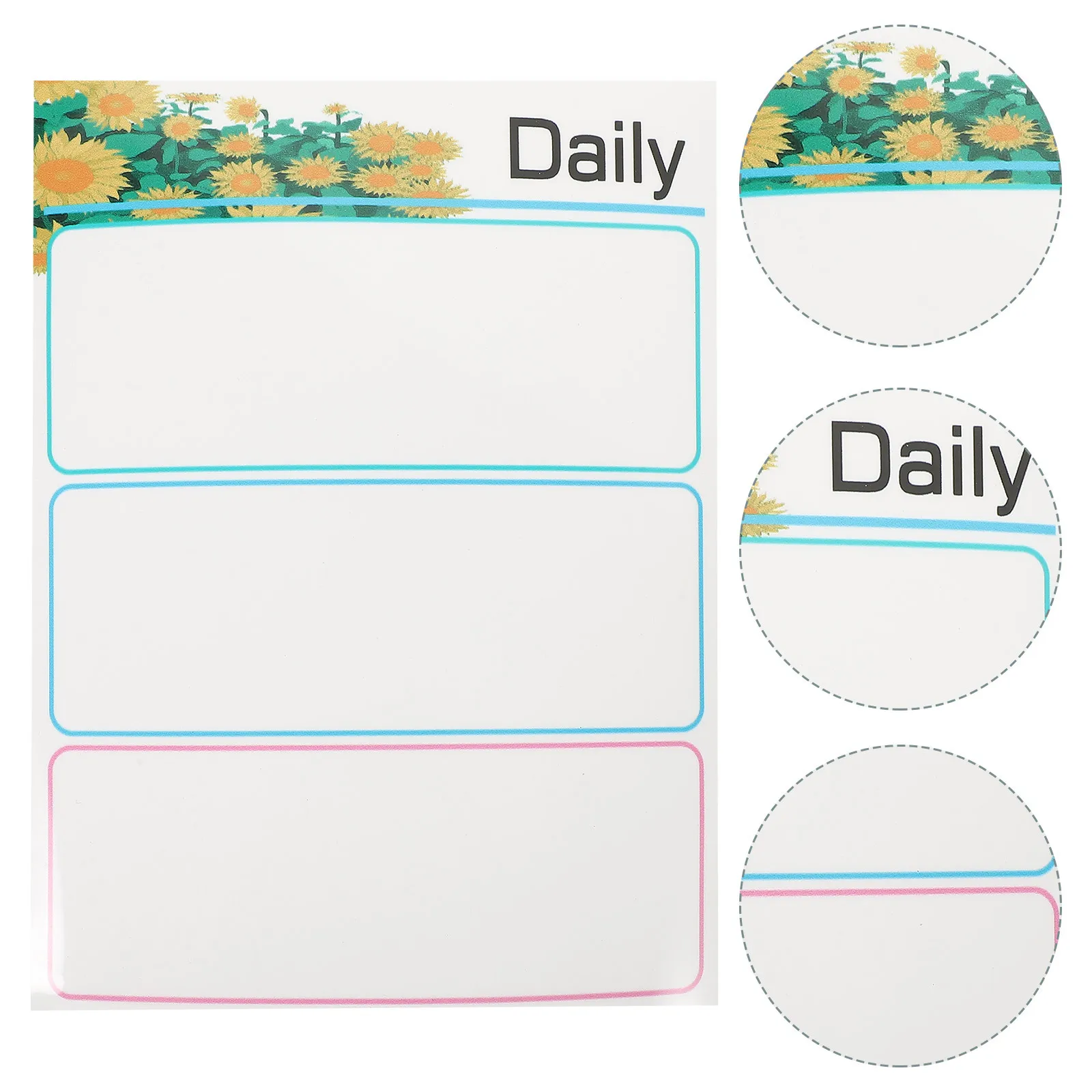 

Magnetic Whiteboard Set Refrigerator Planner Fridge Calendar Dry Erase Board Schedule Reminder Message Organizer