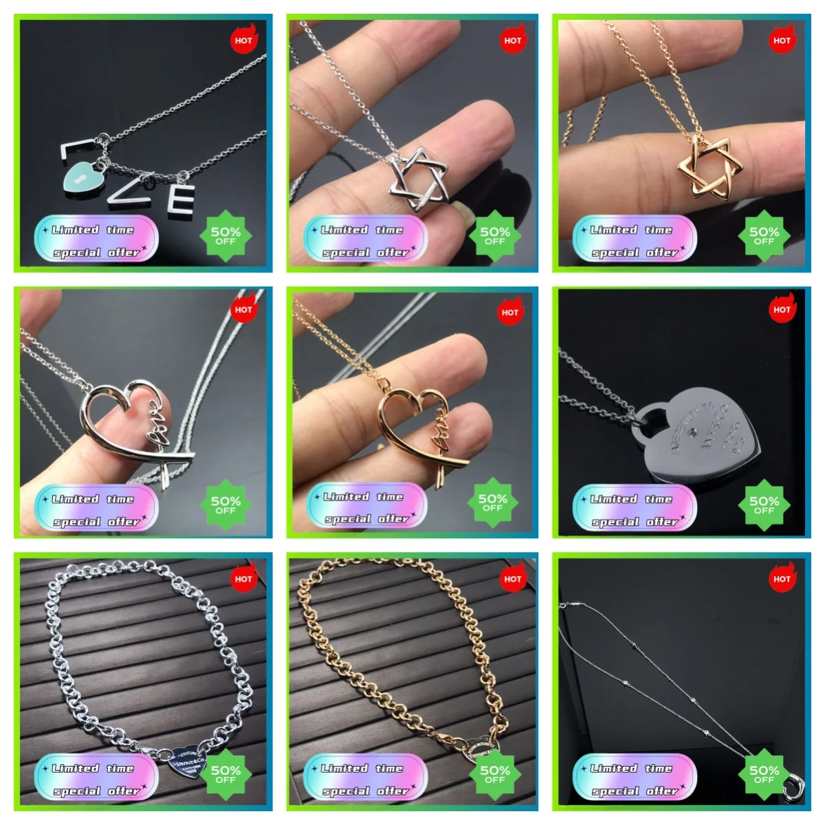 

2024 Selling American Brand Exquisite 925 Necklace Women's Jewelry Suitable for Daily Parties To Wear High-quality Holiday Gifts