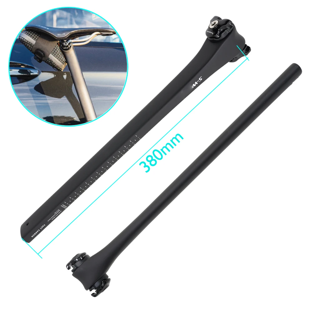 S-W SL full carbon seatpost 0mm/15mm offset black matte seatpost suitable for SL8 road frame 300-380mm riding components