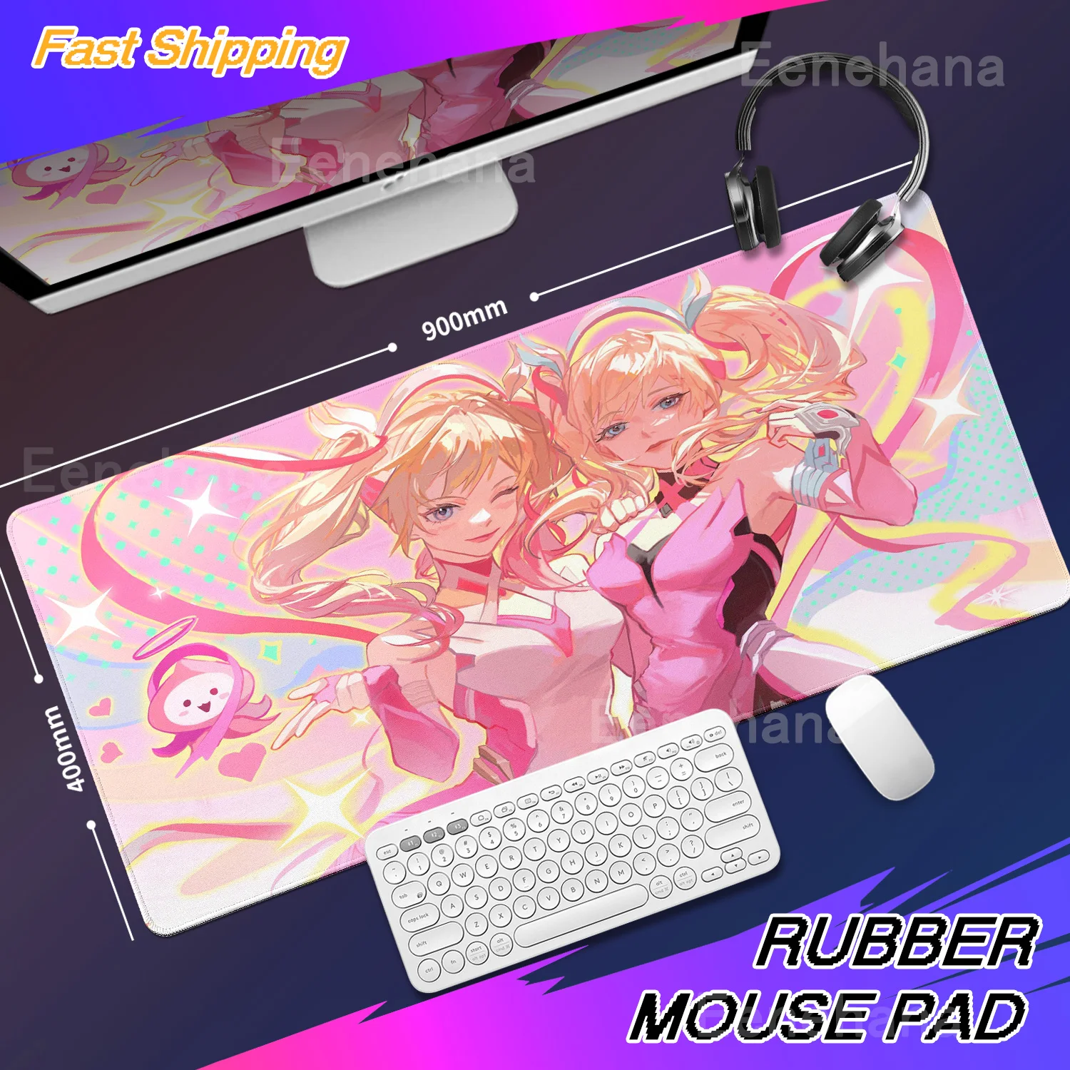 Anime O-Overwatch Gaming Mousepad PC Laptop Gamer Mouse Pad Anti-slip Mat Keyboard DeskMat For League of Legends E-Sports Mats