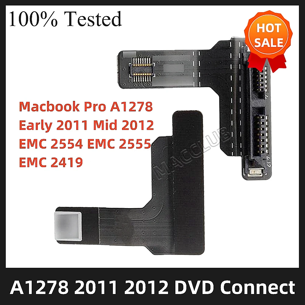 A1278 DVD Super Drive Flex Cable For Macbook Pro A1278 2011-2012 EMC 2554 2555 2419 DVD Super Drive Flex Cable