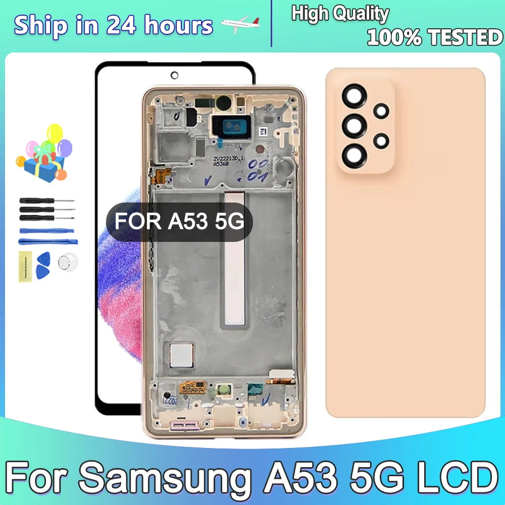 

TFT A53 5G Display Screen Assembly for Samsung Galaxy A53 5G A536B 536B/DS A536U Lcd Display Digital Touch Screen