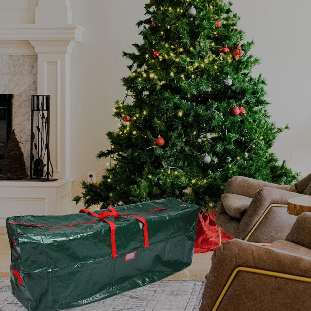 

Waterproof Christmas Tree Bag Zippered Organizer Lightweight Home Storage Solution Christmas Tree Bag Storage Pouch