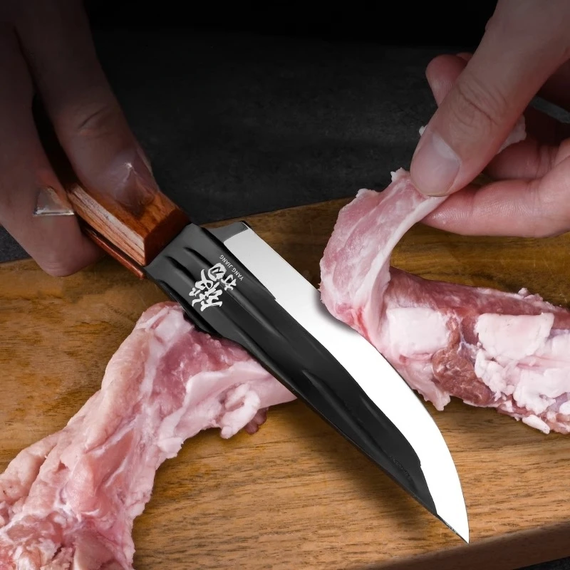 PLYS Forged Sharp Pocket Knife, Multi-purpose Kitchen Knife For Outdoor Camping Hiking Travel