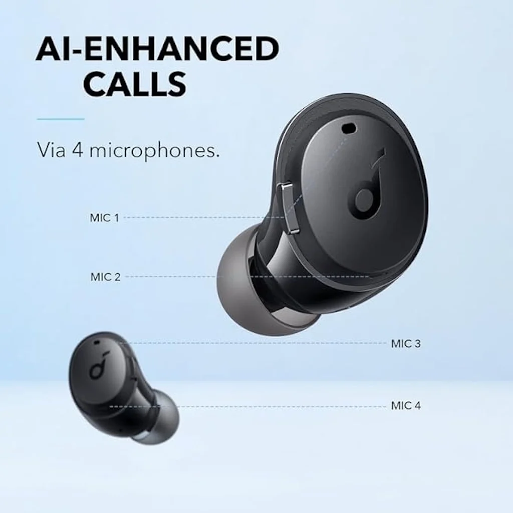 Soundcore by Anker Life Dot 3i in-Ear Noise Cancelling Truly Wireless Headphones, IPX5 Waterproof, Black