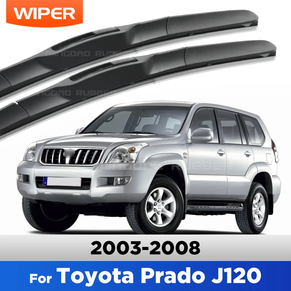 

CREATROAD Front Wiper Blades For Toyota Prado J120 2003-2008 2004 2005 2006 2007 Windshield Windscreen Window Brush 22"+21"