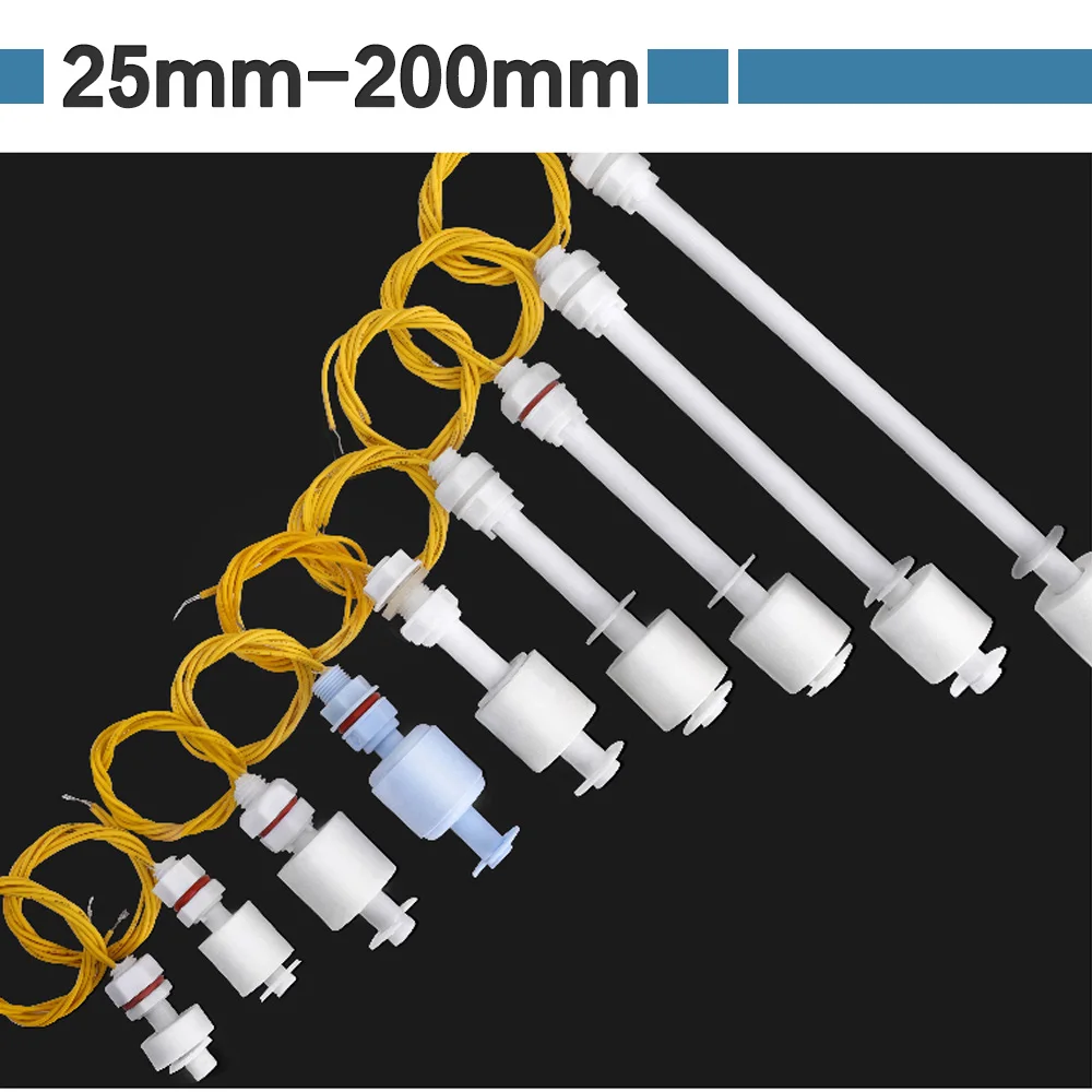 1 Piece Float Switch Mini Type Poly Propy Water Level Liquid Sensor Normal Close 25mm-150mm Open