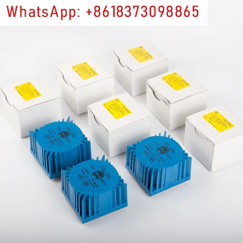 Dual 7V 25W TALEMA square PCB welded plate seal, toroidal transformer 25VA