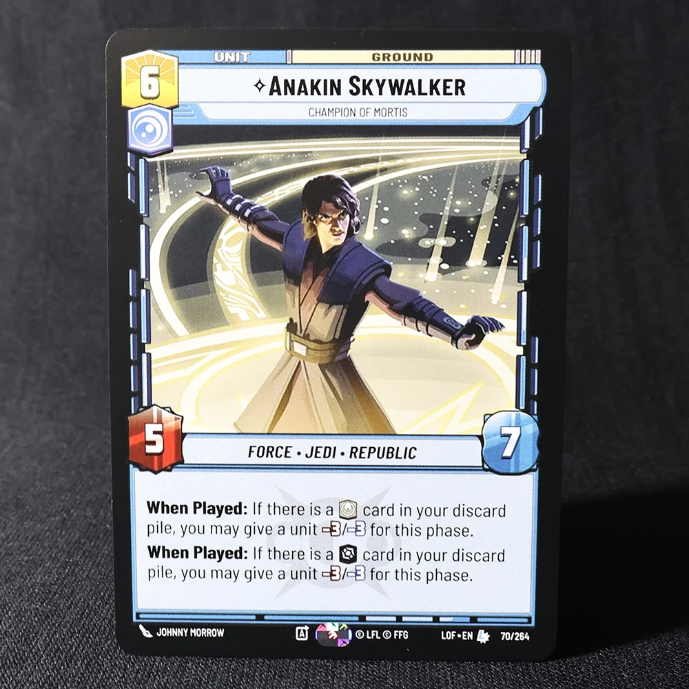 SW Star Wars Tarjetas proxy ilimitadas Tarjeta regular UNIDAD DE EVEN AGRALIZACIÓN Tecnología Agresión Overhelming Barrage Tarjetas versión en inglés.