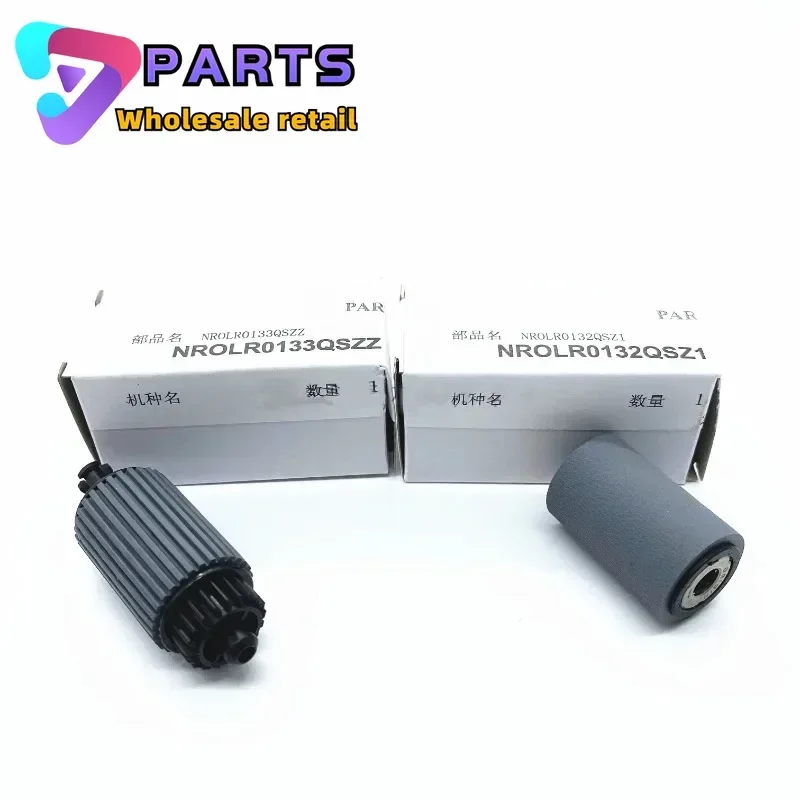 1 CONJUNTO NROLR0132QSZ NROLR0133QSZ Rolo de Recolha de Papel para Peças de Impressora/Copiadora Sharp AR 275 276 277 265 255 316 318 256
