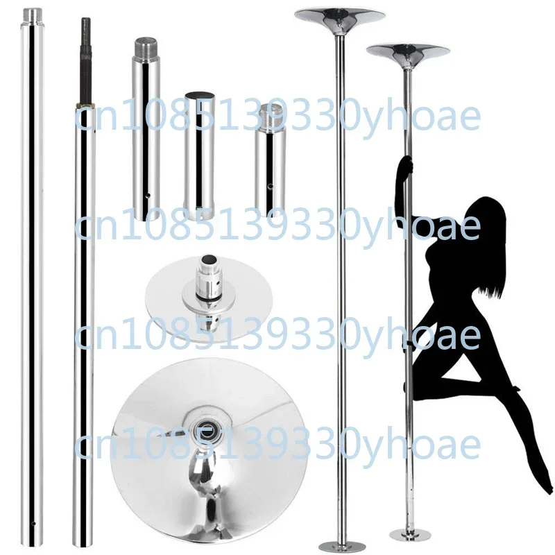 40Mm Pole Dance Pole Silver Home Portable Professional Dance Thin Tube No Punching