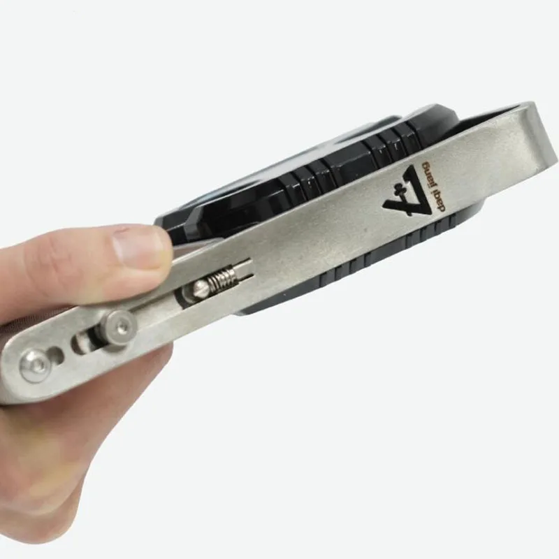 جهاز اختبار قوة مرن الإصبع مع شاشة LCD - جهاز تمرين قبضة الربيع بشاشة رقمية محمولة