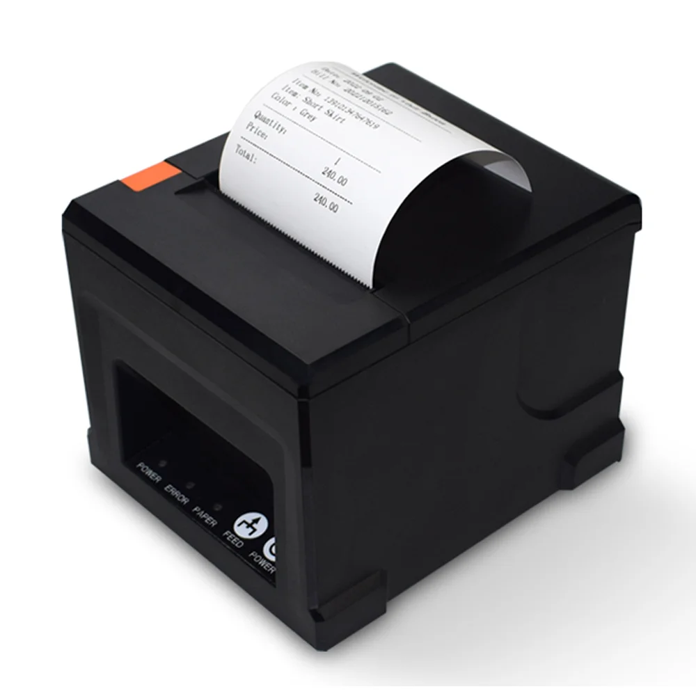 80MM Thermal Printer - POS-8360 Thermal Receipt POS Printer With Auto Cutter -Print 80MM Width Bluetooth USB network port