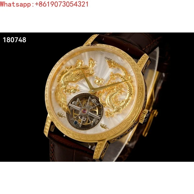 The Great Qin Empire Custom Tourbillon Series Engraved 41mm High-end Watch
