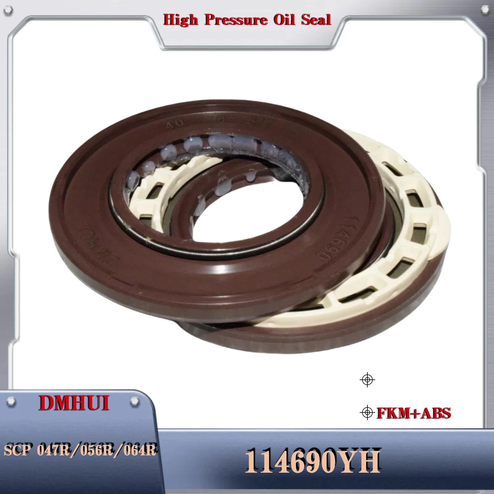 

Combined Pressure Oil Seal 114690YH Rotary oil seal Lip seals For Hawe SCP 047R/056R/064R Plunger Pumps