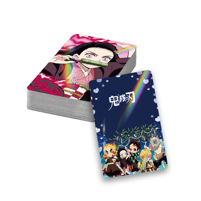 Laser Flash Card Double-sided 30 Small Cards LOMO Card Animation Peripheral Boxed Cards