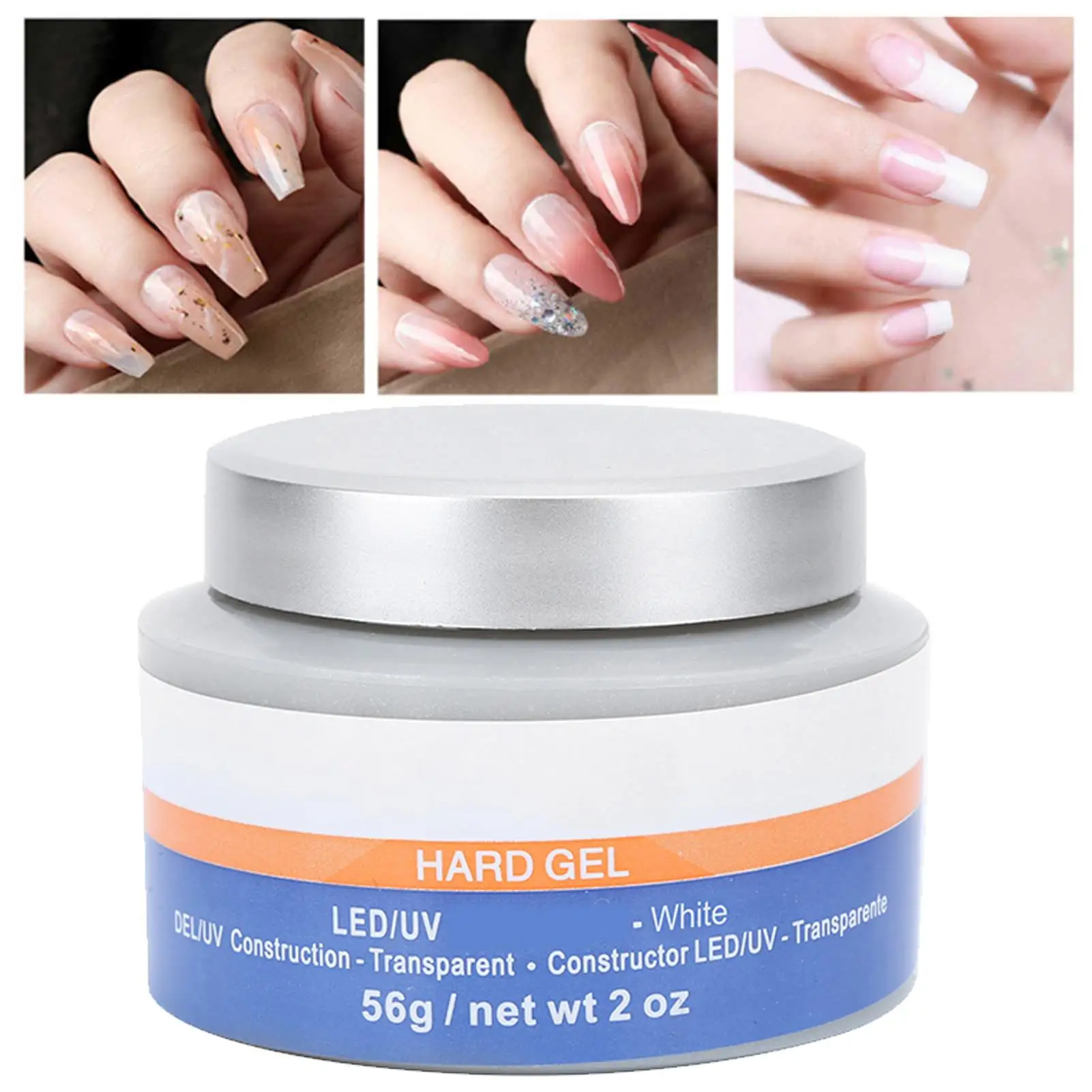 56g UV Extension Gel colla Anti ingiallimento asciugatura rapida per Manicure per Nail Art fai da te 2.0oz