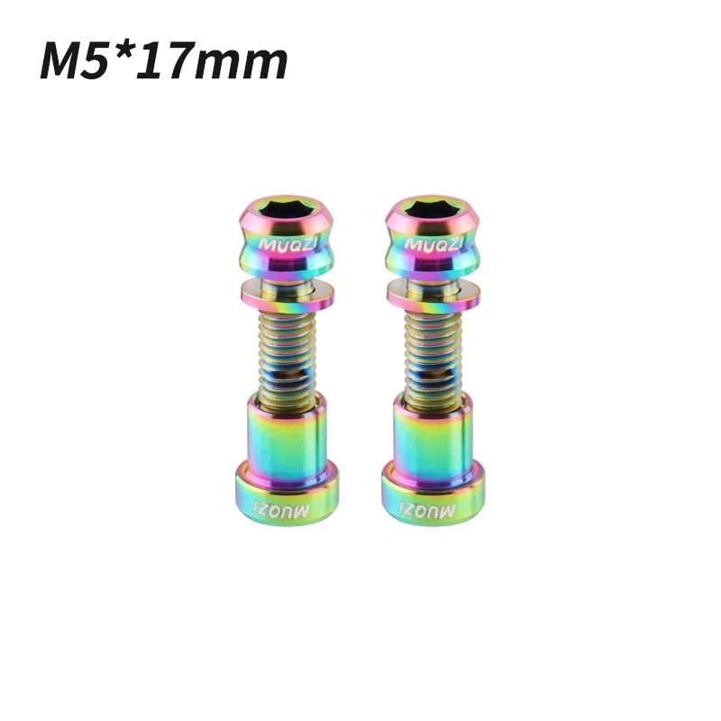 MUQZI Titanschraube M5x17 19mm Vorbauschraube Rennrad Lenker Vorbauschraube